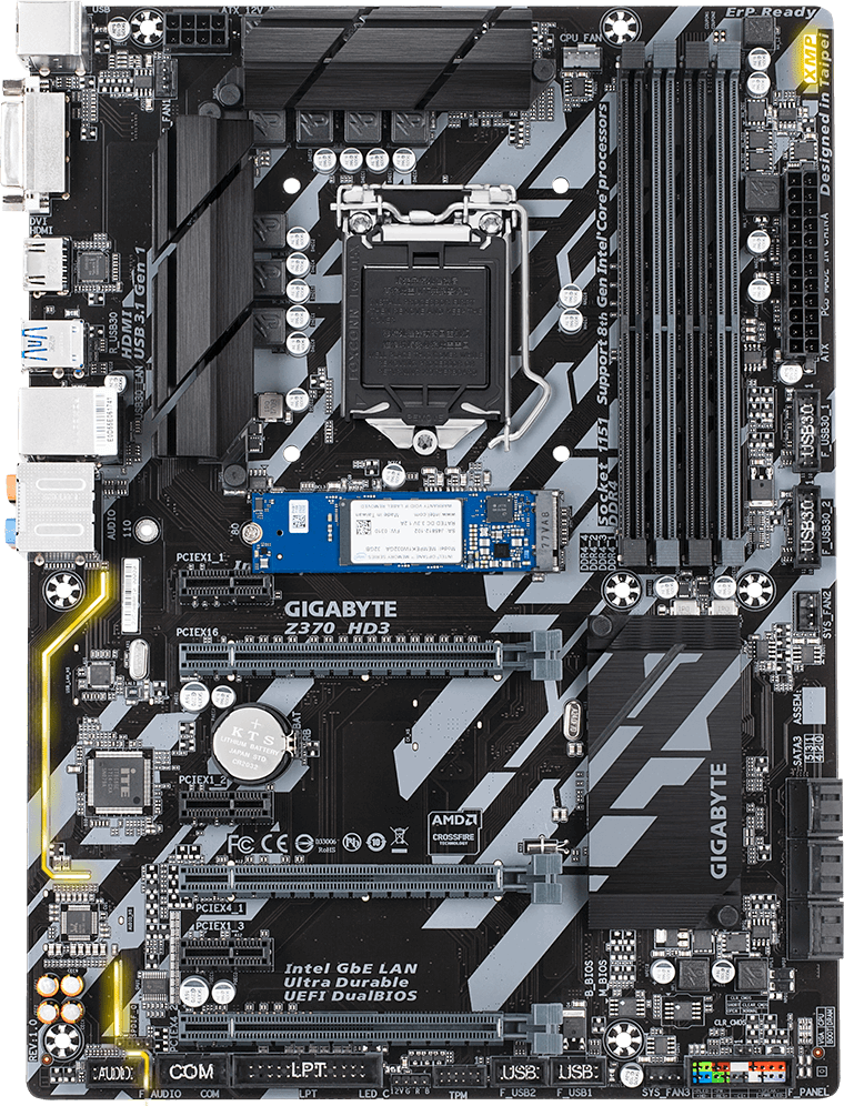 Gigabyte Z370 HD3-OP - Motherboard Specifications On